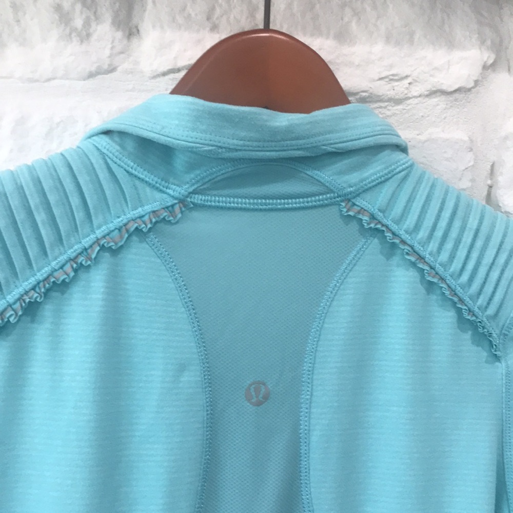 Lululemon Light Blue Pullover Jacket - image 7
